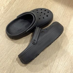 crocs women’s 8 men’s 6 platform crocband